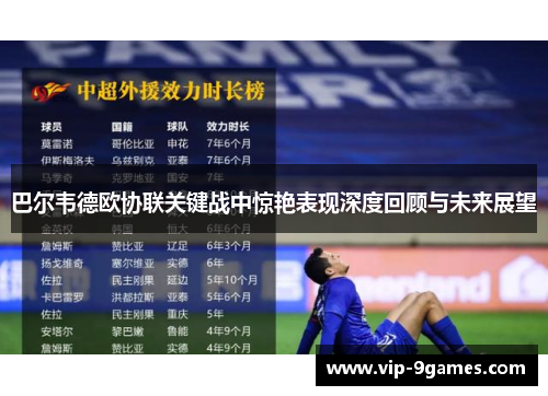 巴尔韦德欧协联关键战中惊艳表现深度回顾与未来展望 巴尔韦德欧协联关键战中惊艳表现深度回顾与未来展望